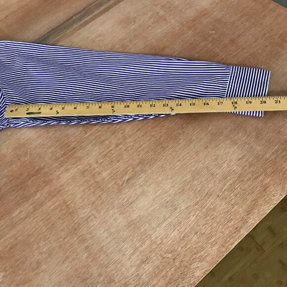 Robert Graham X Series Shirt Men L Purple Striped Button Up Long Sleeve - Picture 9 of 13